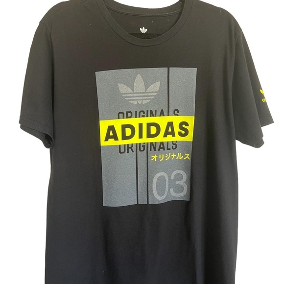 adidas Other - Adidas black graphic t-shirt